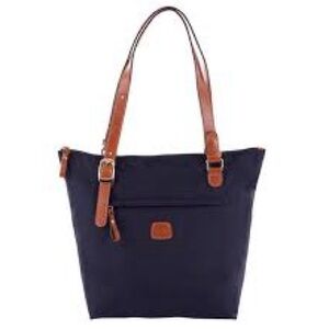 Brics Sportina X-Bag Medium Nylon Travel Tote with removable pouch, Navy